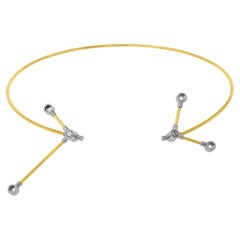 Sculpture Necklace Yellow Gold, 18k