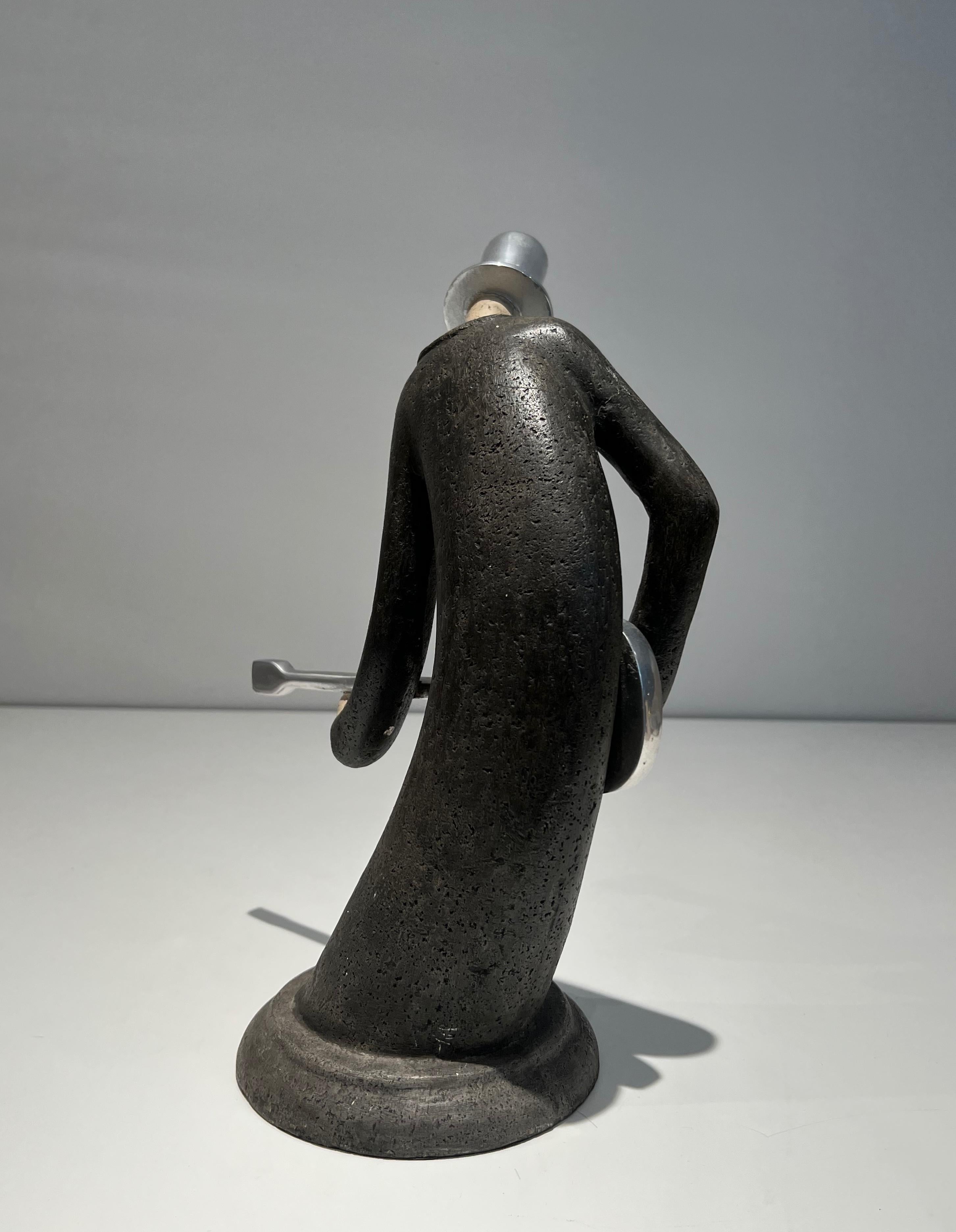 Escultura de un guitarrista en Bueno estado para la venta en Marcq-en-Barœul, Hauts-de-France