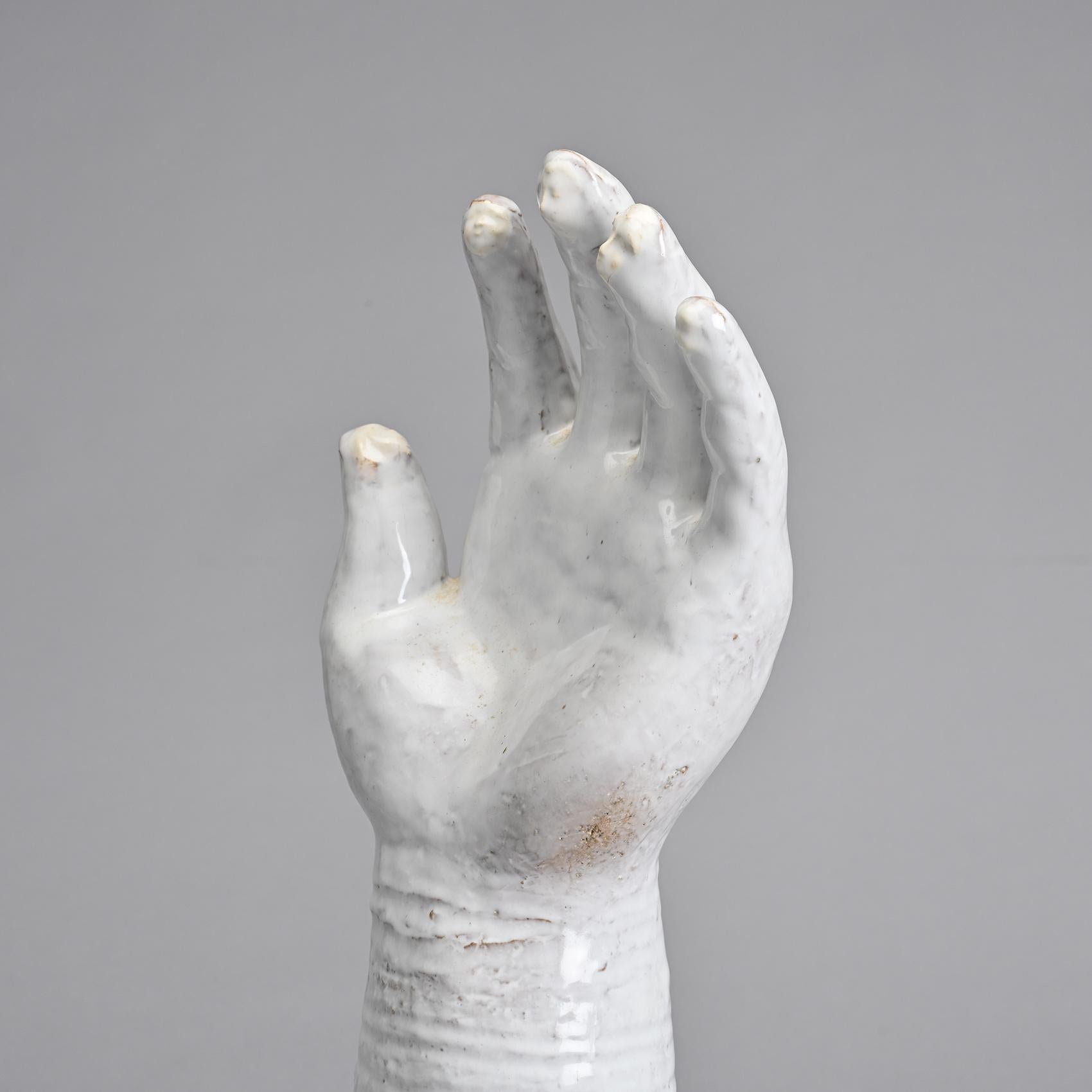 Mid-Century Modern Sculpture of a Hand by the Cloutier Brothers, Unique Piece