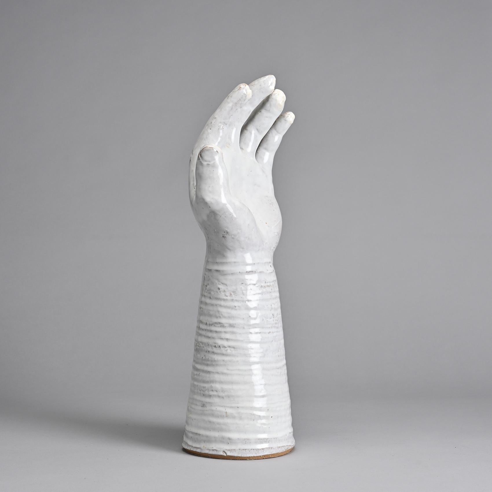 French Sculpture of a Hand by the Cloutier Brothers, Unique Piece