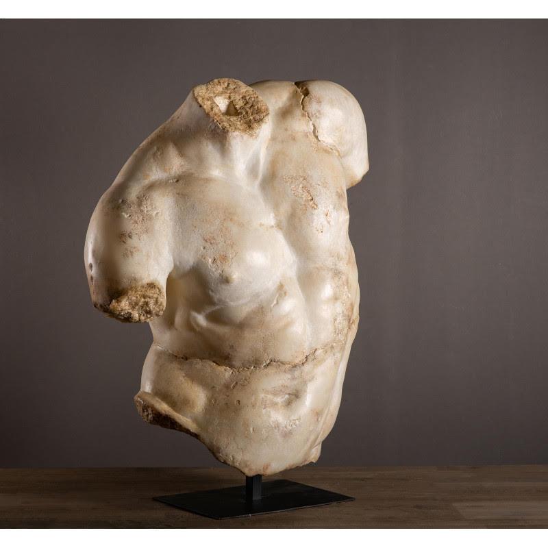 Sculpture of a male torso in the Hellenistic style, 21st century.

Sculpture of a male torso in the Hellenistic style, 3rd century BC, Contemporary work, 21st century.

H: 92cm, W: 80cm, D: 45cm