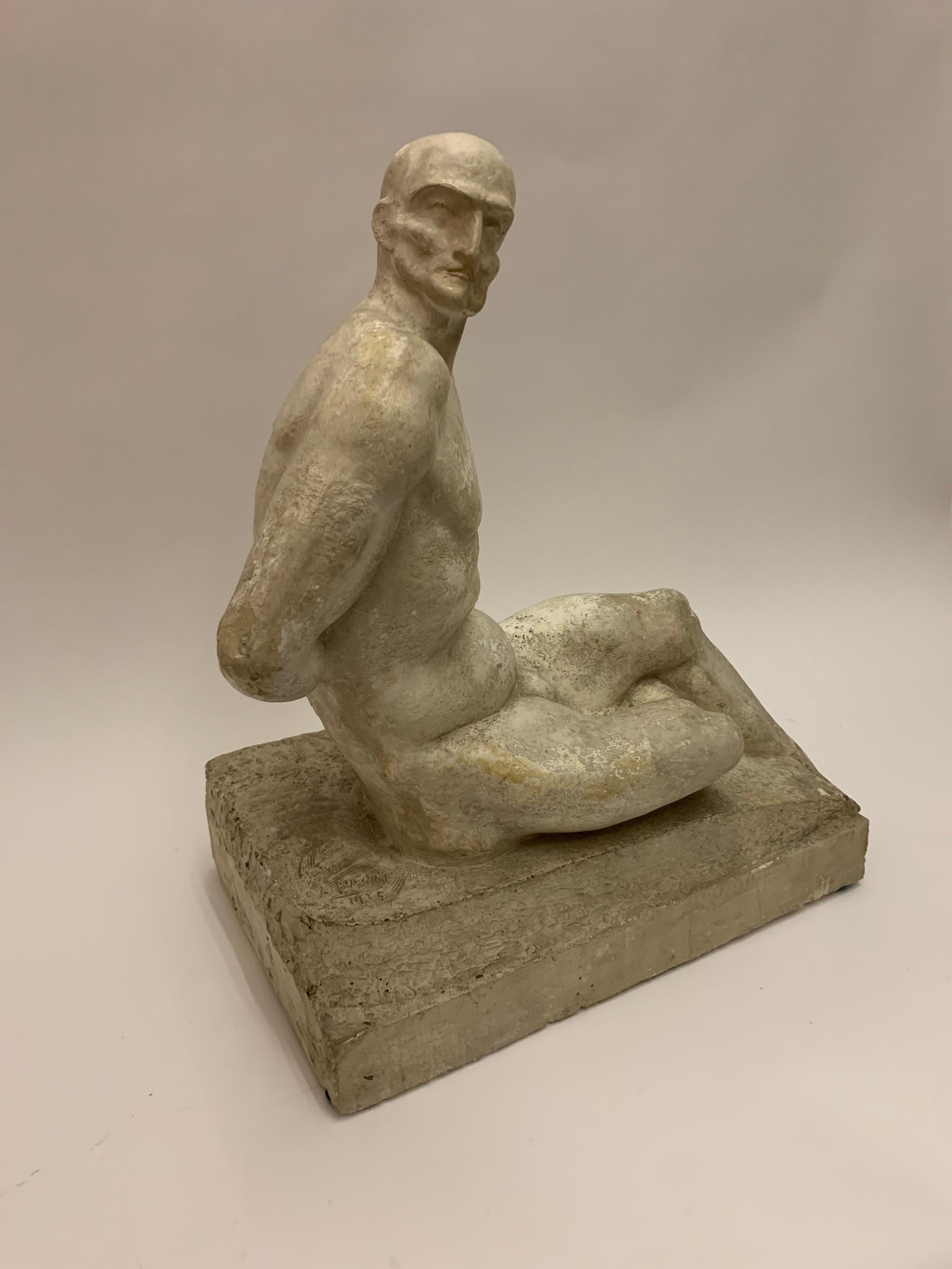 20th Century Sculpture of a Man