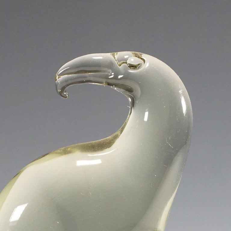German Sculpture of a Stylized Eagle Designed by Livio Seguso, Ca. 1970s For Sale