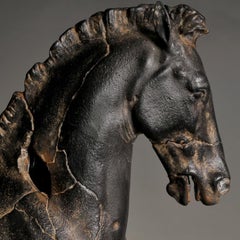 Sculpture of a Walking Horse, Contemporary Work, XXIst Century.