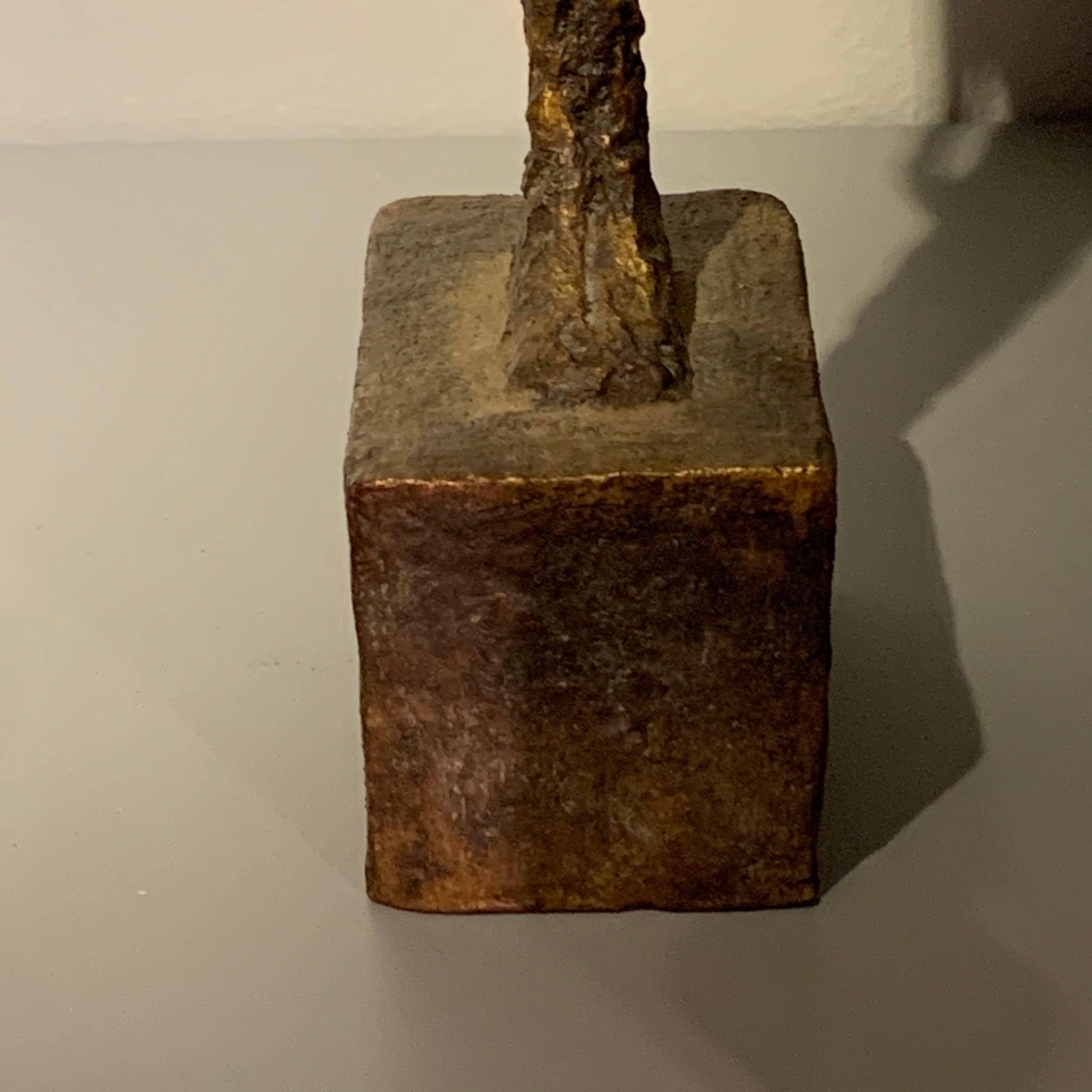 Sculpture of a Woman, Textured Bronze, Indonesia, Contemporary In New Condition In New York, NY