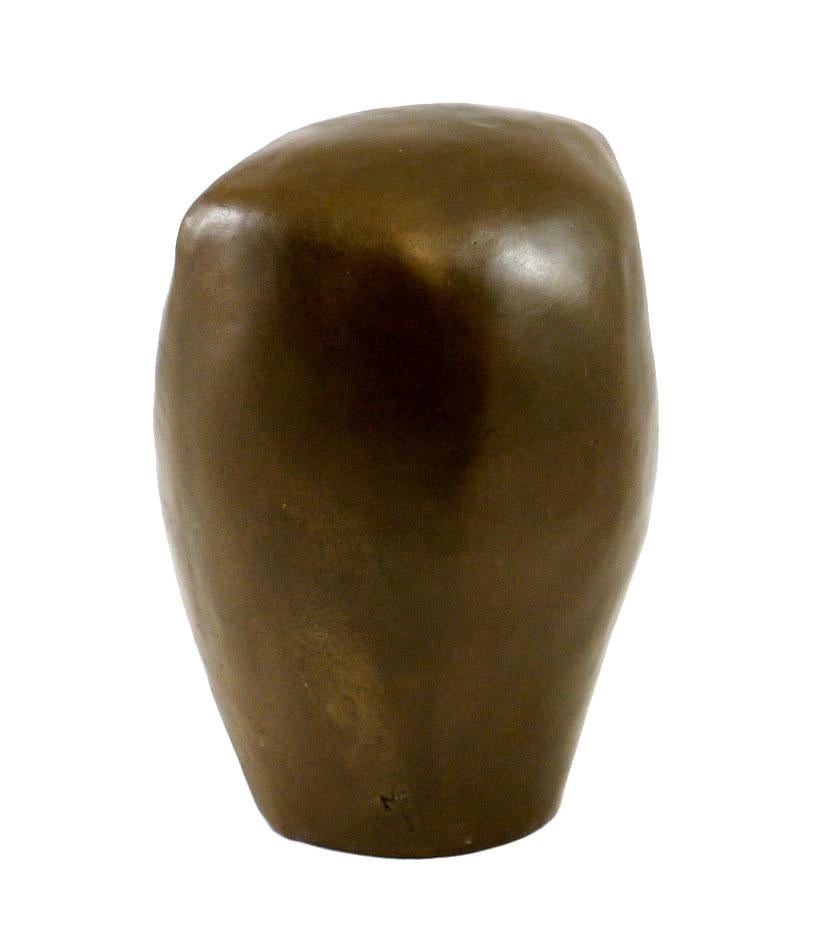 Escultura de un búho en bronce patinado, Arte contemporáneo, Siglo XXI. Moderno en venta
