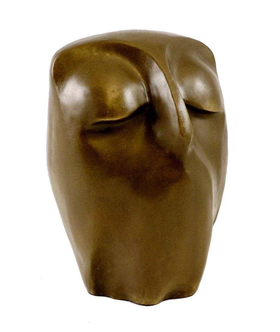 Escultura de un búho en bronce patinado, Arte contemporáneo, Siglo XXI. Francés en venta
