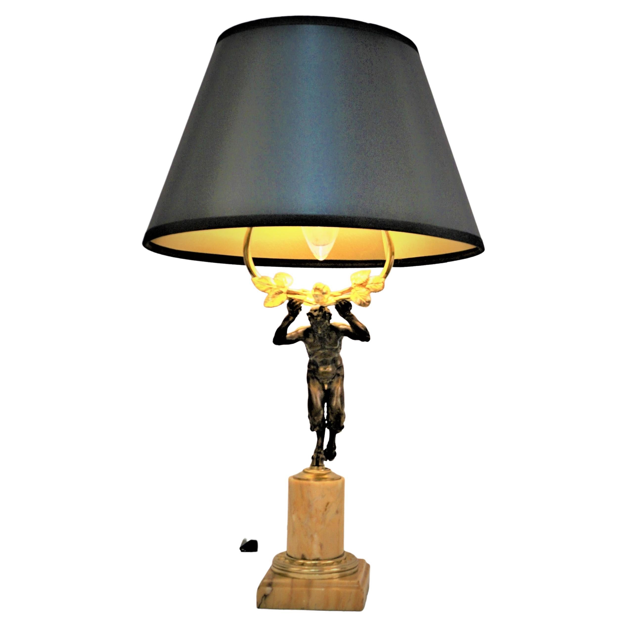 Pair of Table Lamps, Bronze Sculptures of the Hindu Goddess Uma 'or