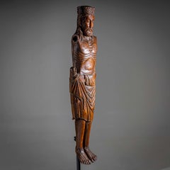 Sculpture of Christ in the Romanesque style, 19th/20th Century