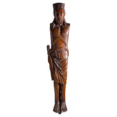 Sculpture of Christ in the Romanesque style, 19th/20th Century