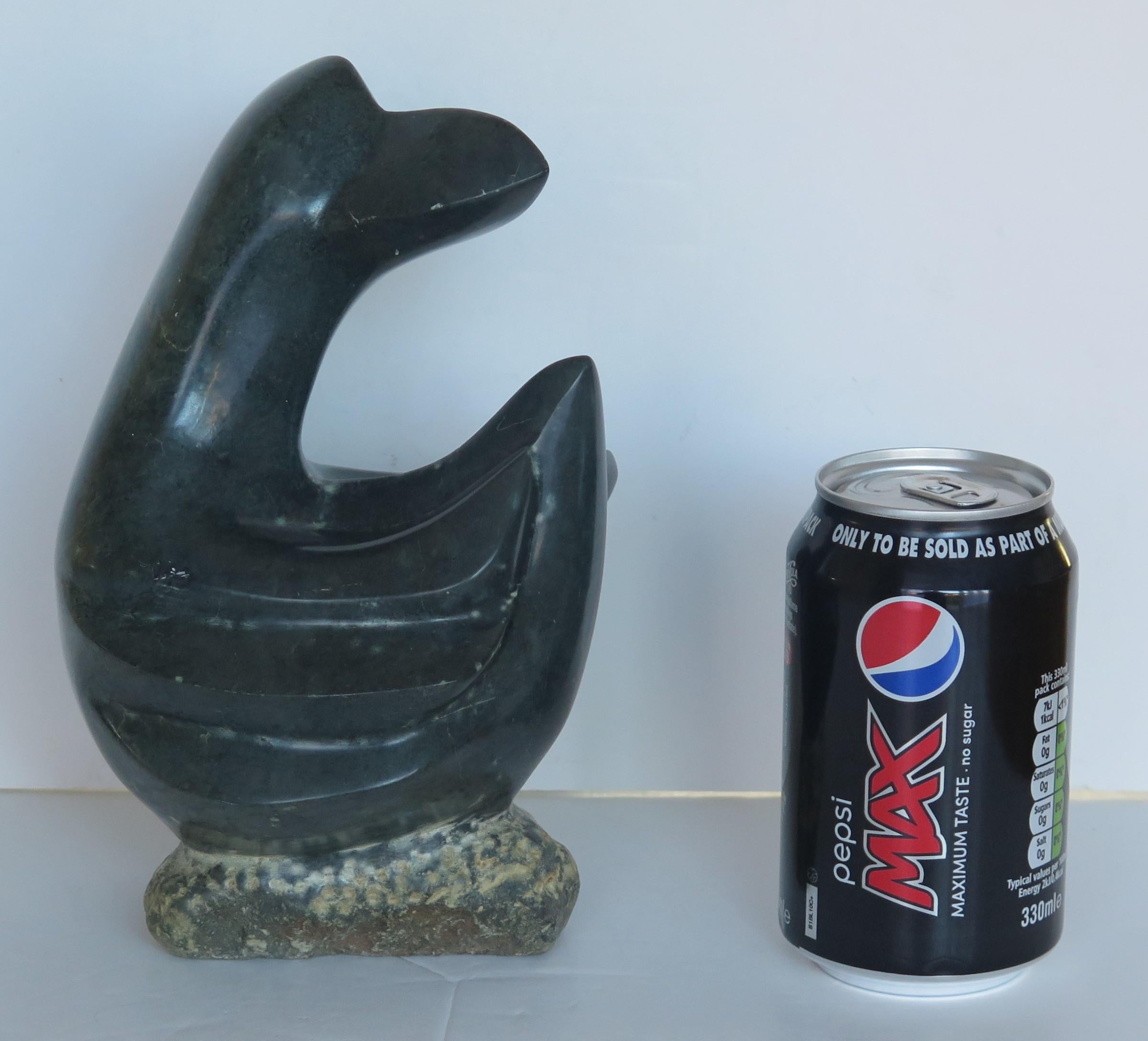 Cubist Sculpture of Duck in Granite Stone Heavy 2.5kg, Early 20th Century 9