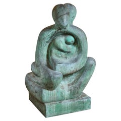 Vintage Sculpture of Family