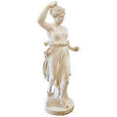 Escultura de Flora, Italia, hacia 1880