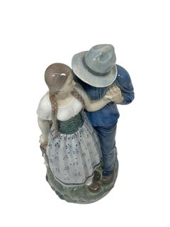 Sculpture of Hendrik & Else by Royal Copenhagen, Denmark 1985-1991
