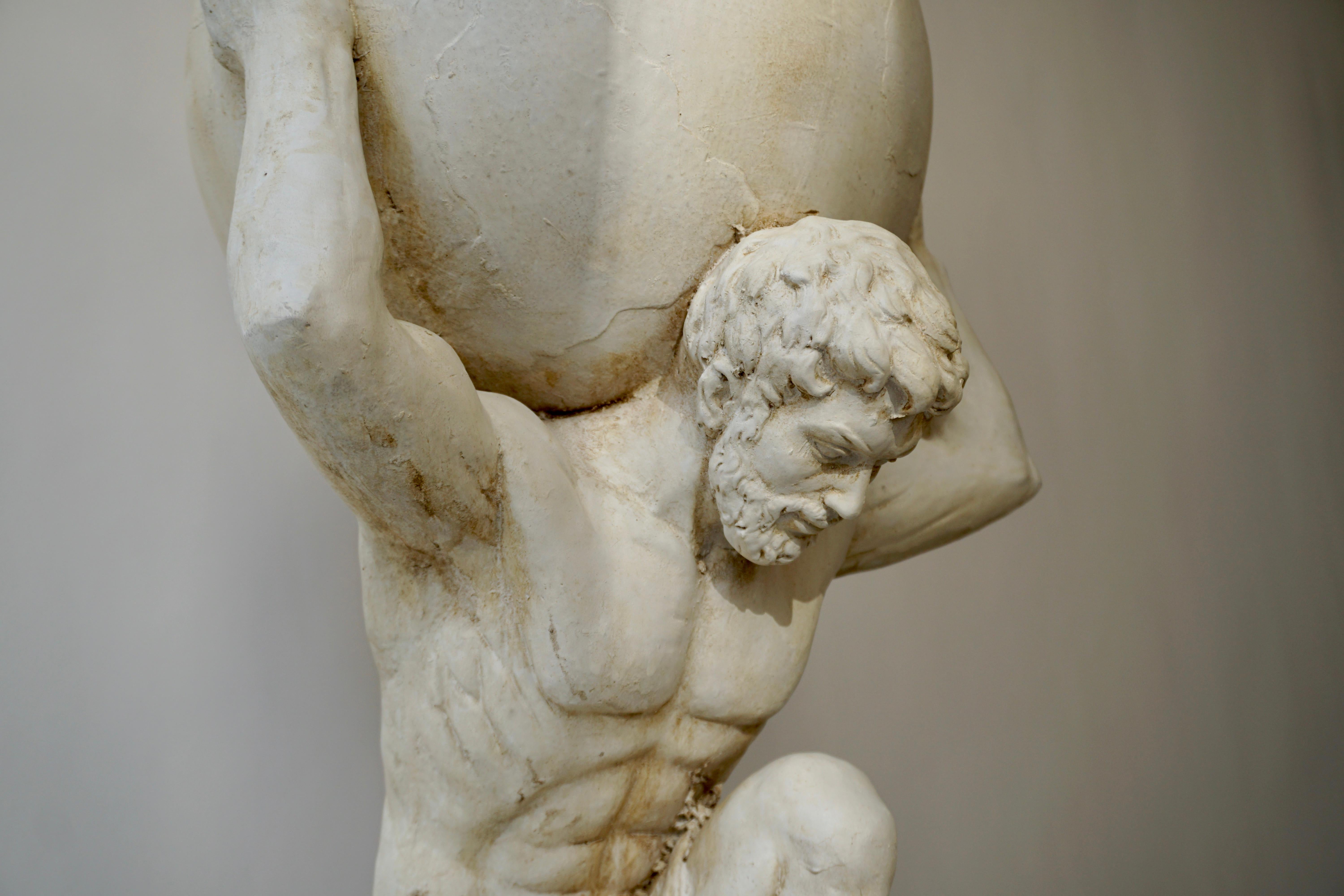 Sculpture of Hercules Bearing the World after Antonio Canova 2