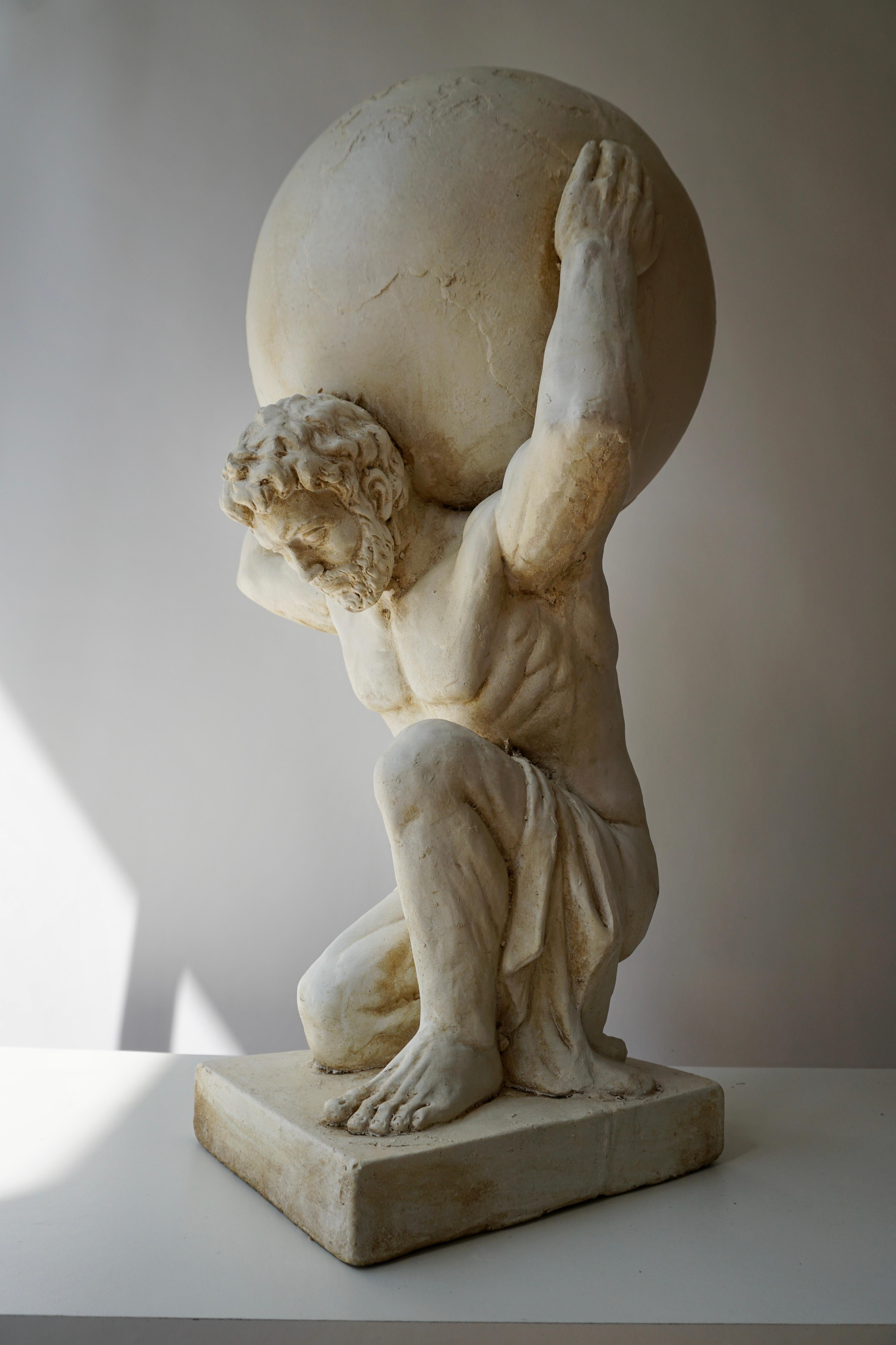 Sculpture of Hercules Bearing the World after Antonio Canova 4