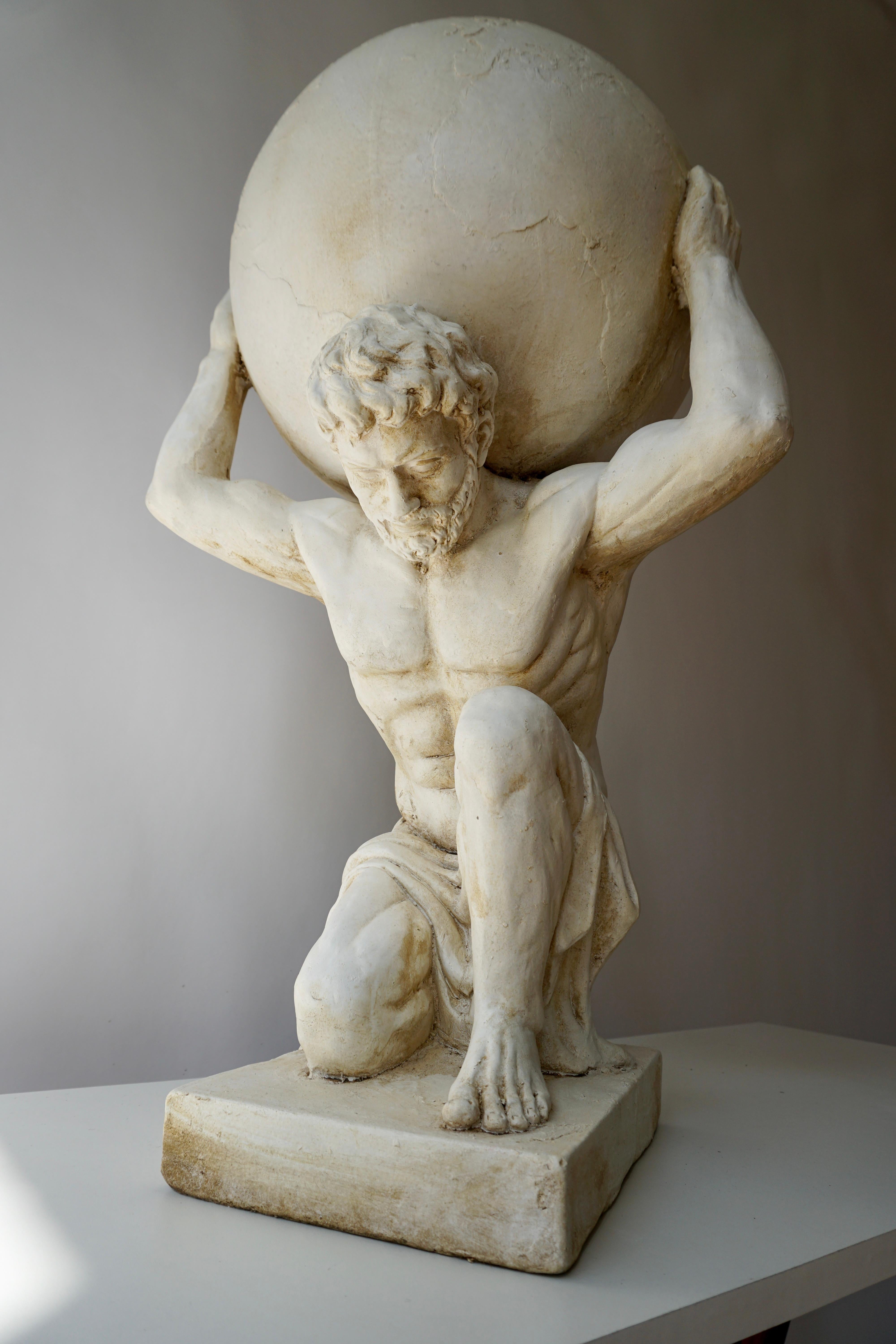 Sculpture of Hercules Bearing the World after Antonio Canova 5