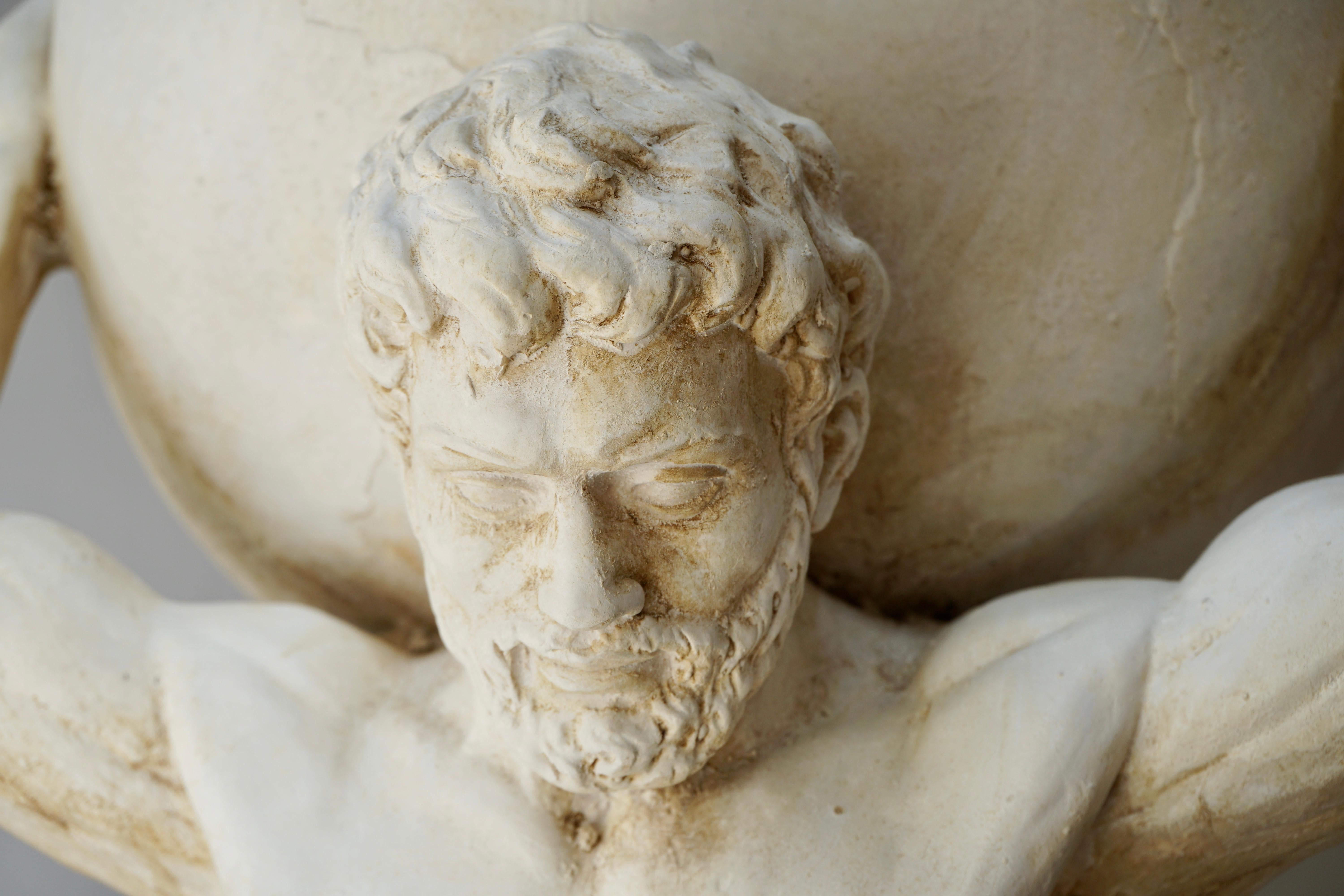 Sculpture of Hercules Bearing the World after Antonio Canova 6