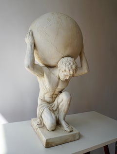 Skulptur des Herkules:: der die Welt trägt:: nach Antonio Canova