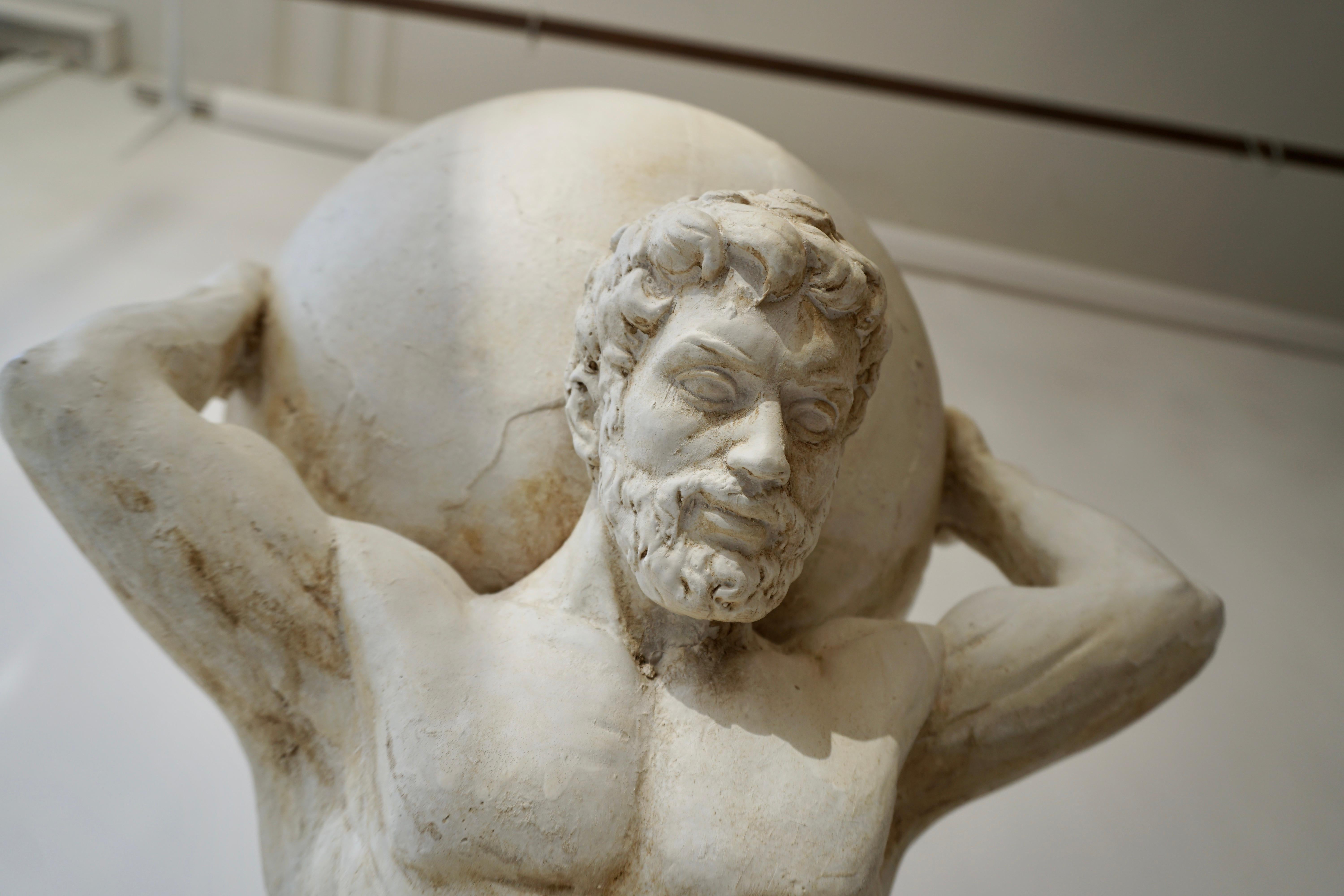 Sculpture of Hercules Bearing the World after Antonio Canova 1