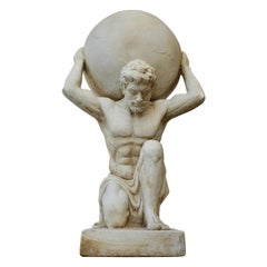 Sculpture d'Hercule portant le monde d'après Antonio Canova