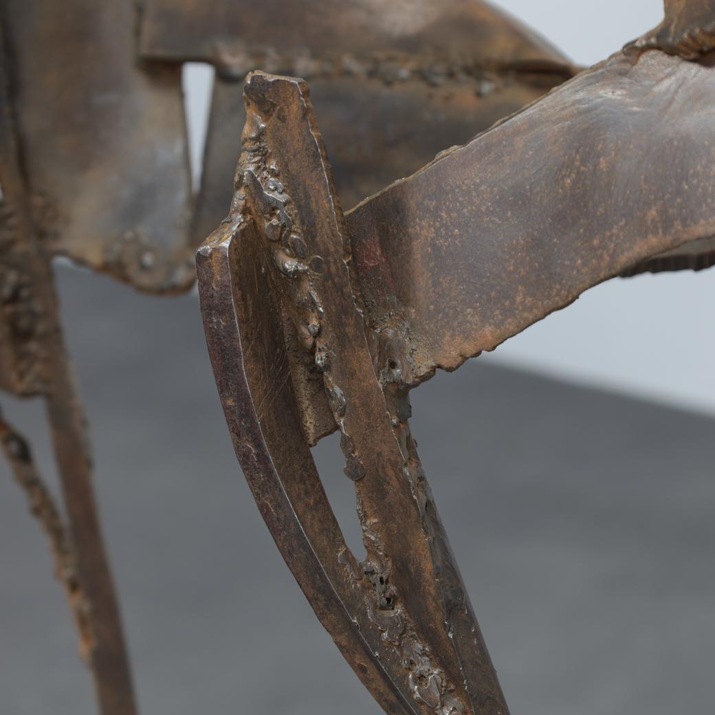 Sculpture de cheval de fer par Raphael Saintenoy, Europe années 1960 en vente 3