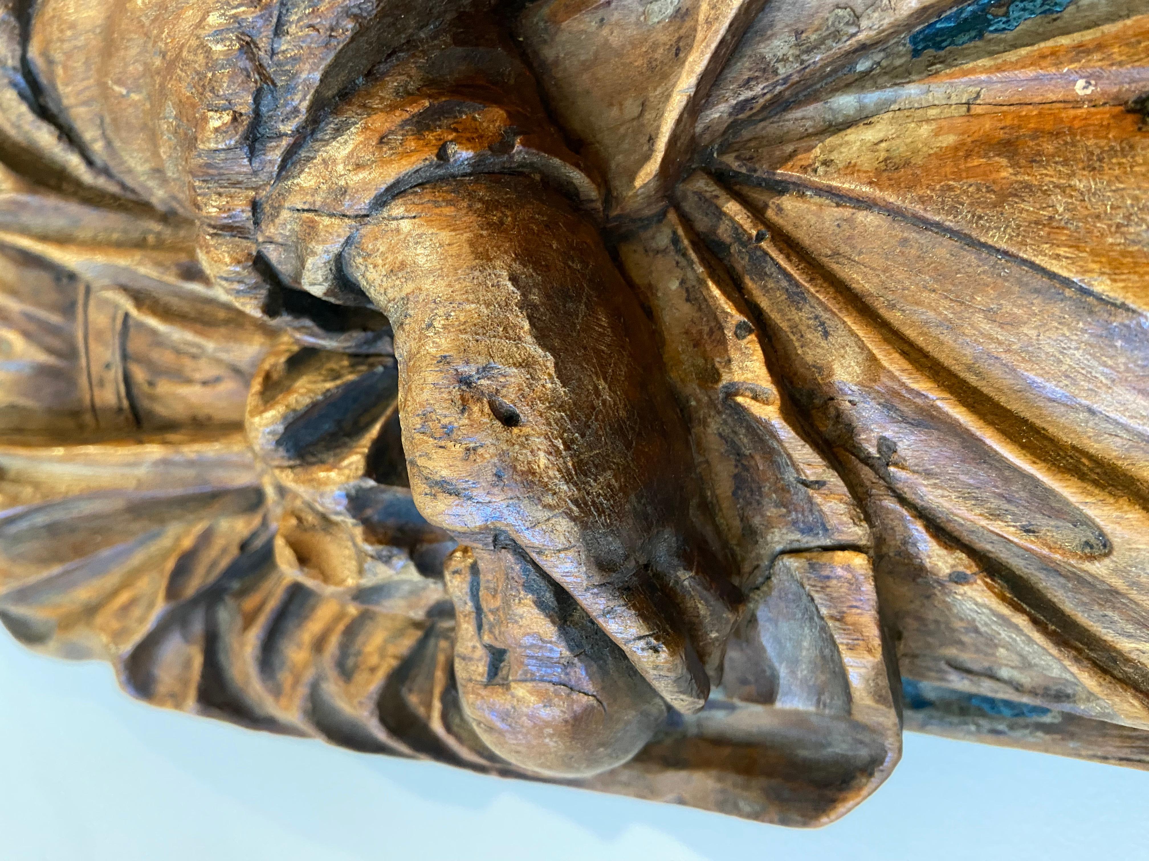 Scultura di Maria Maddalena, 1600 ca. In condizioni discrete in vendita a 'S-HERTOGENBOSCH, NL
