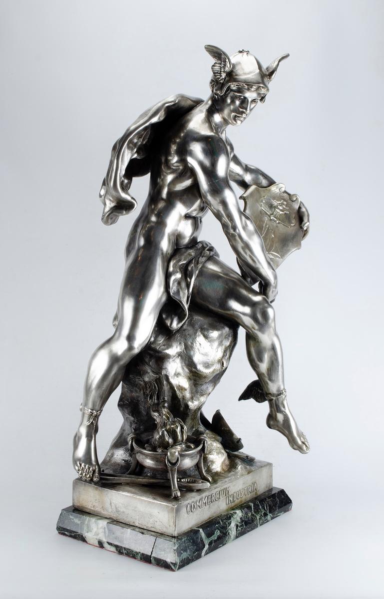 Art Deco Sculpture of Mercury Emile Picault