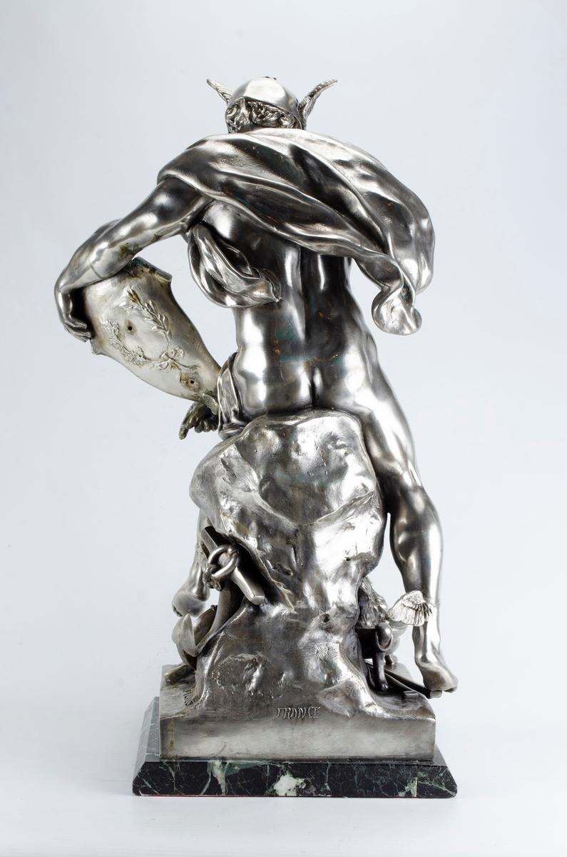 Mid-20th Century Sculpture of Mercury Emile Picault