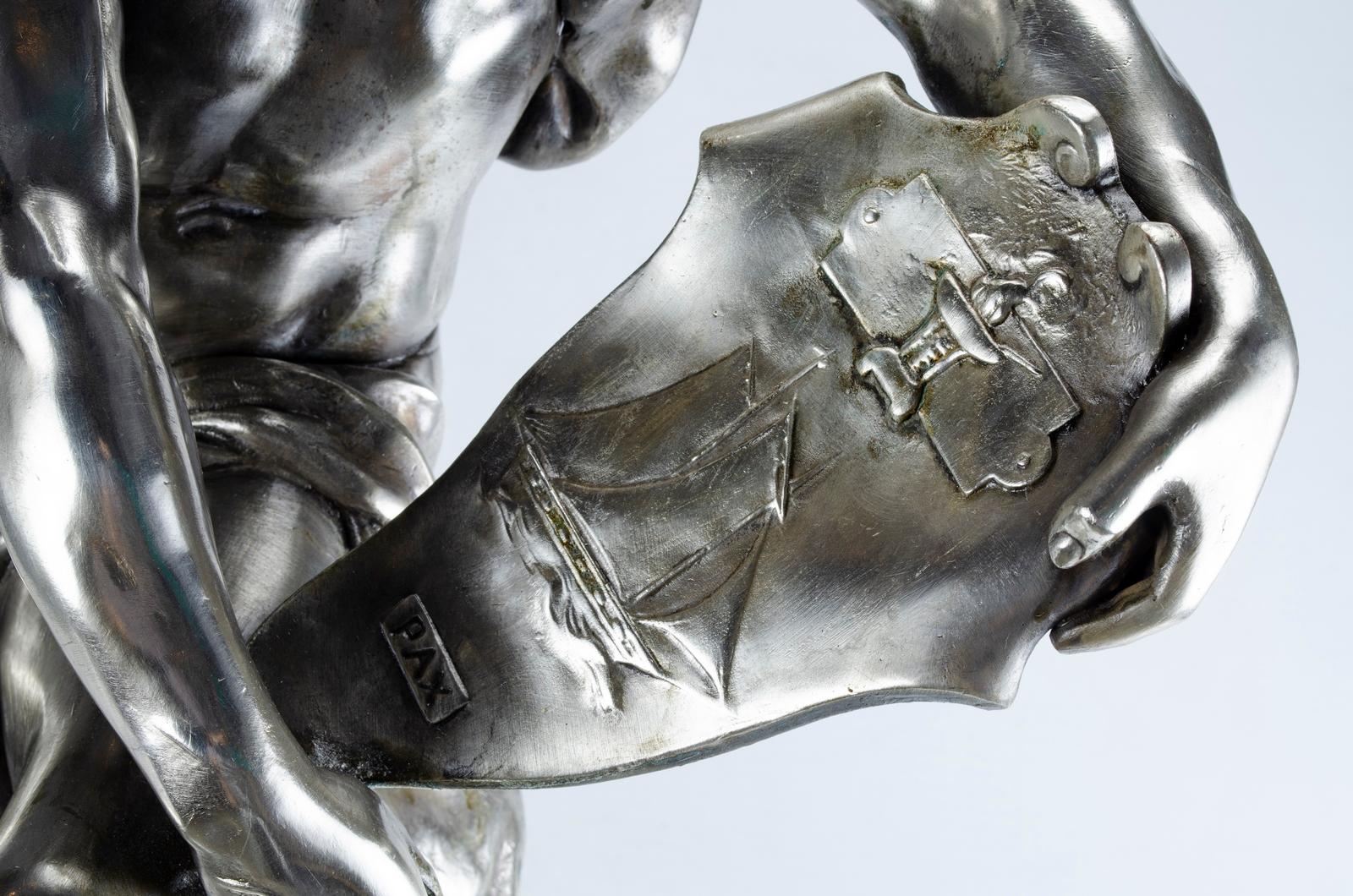 Sculpture of Mercury Emile Picault 3