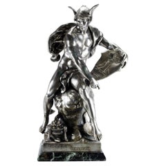 Sculpture de Mercure d'Emile Picault