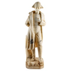 Sculpture of Napoleon in Alabaster, Early 20th Century.