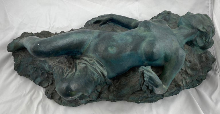 Sculpture of Plaster, Signed Otto Strandman and Dated 1903 For Sale 2