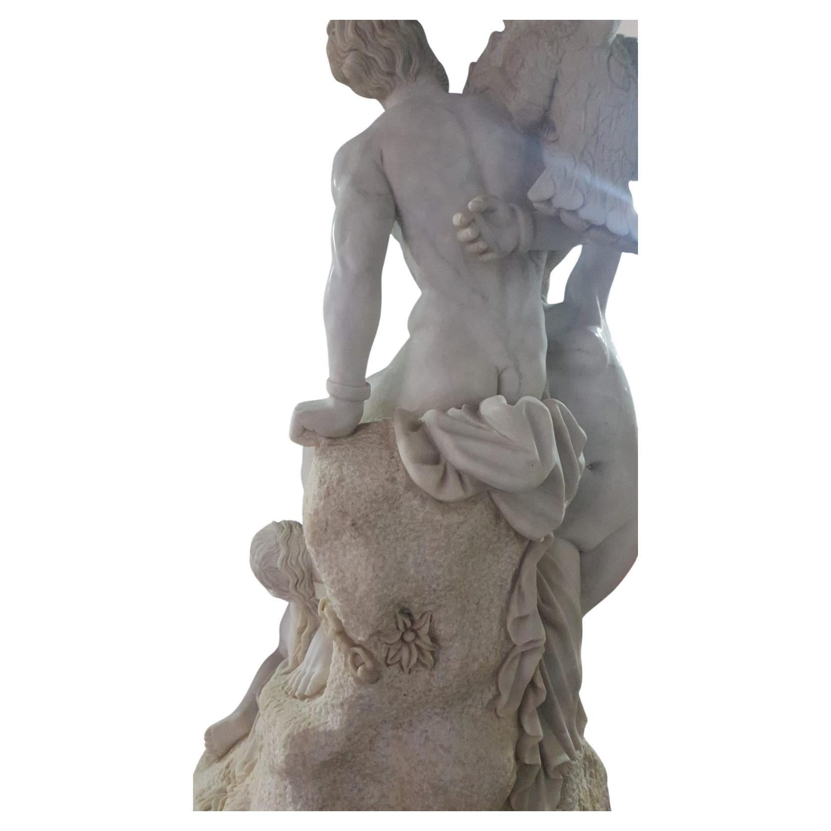 Escultura de Prometeo y las Ninfas del Océano Italiano