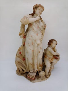 Escultura de Santa Rosa en Huamanga Piedra Siglo XVII