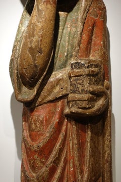 Sculpture of St John at Calvary, France, 13th Century