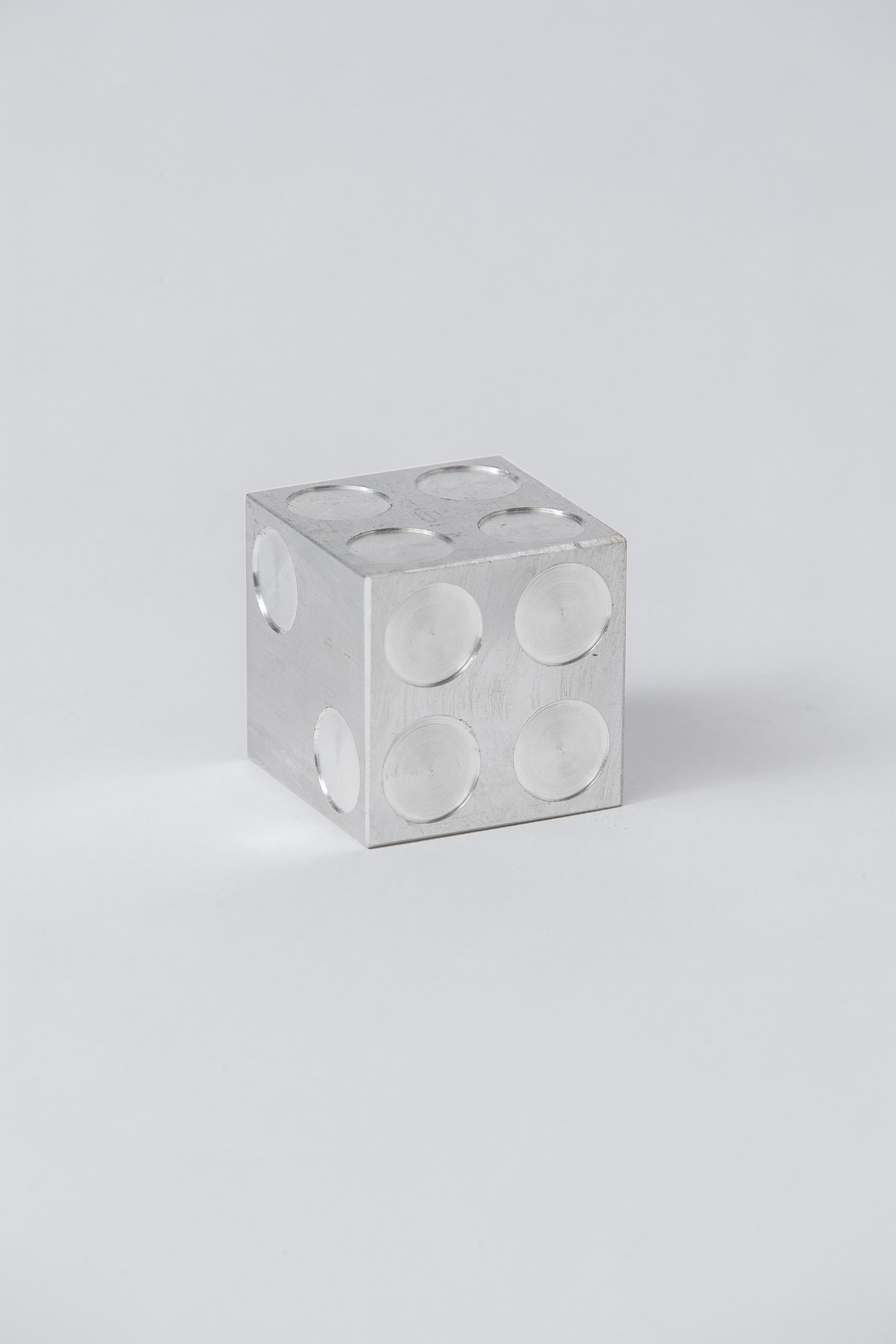 North American Sculpture of Stacked Machined Aluminum Blocks, USA, 1960's