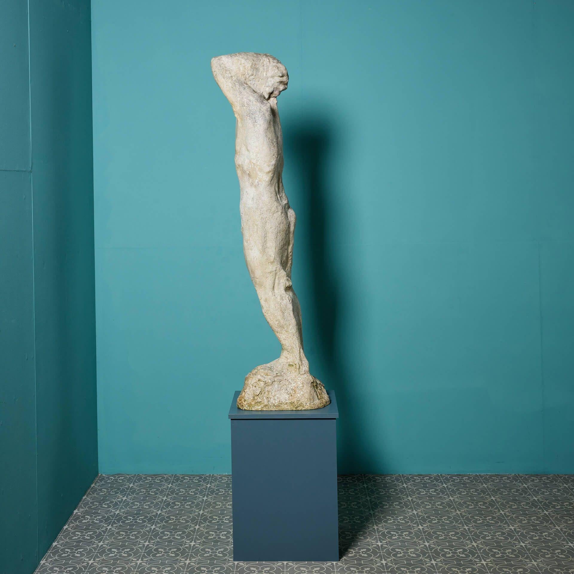 Scultura di 'Figura in piedi in modo antico' di John W. Mills In condizioni discrete in vendita a Wormelow, Herefordshire