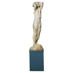Sculpture of 'Standing Figure in the Antique Manner' By John W Mills