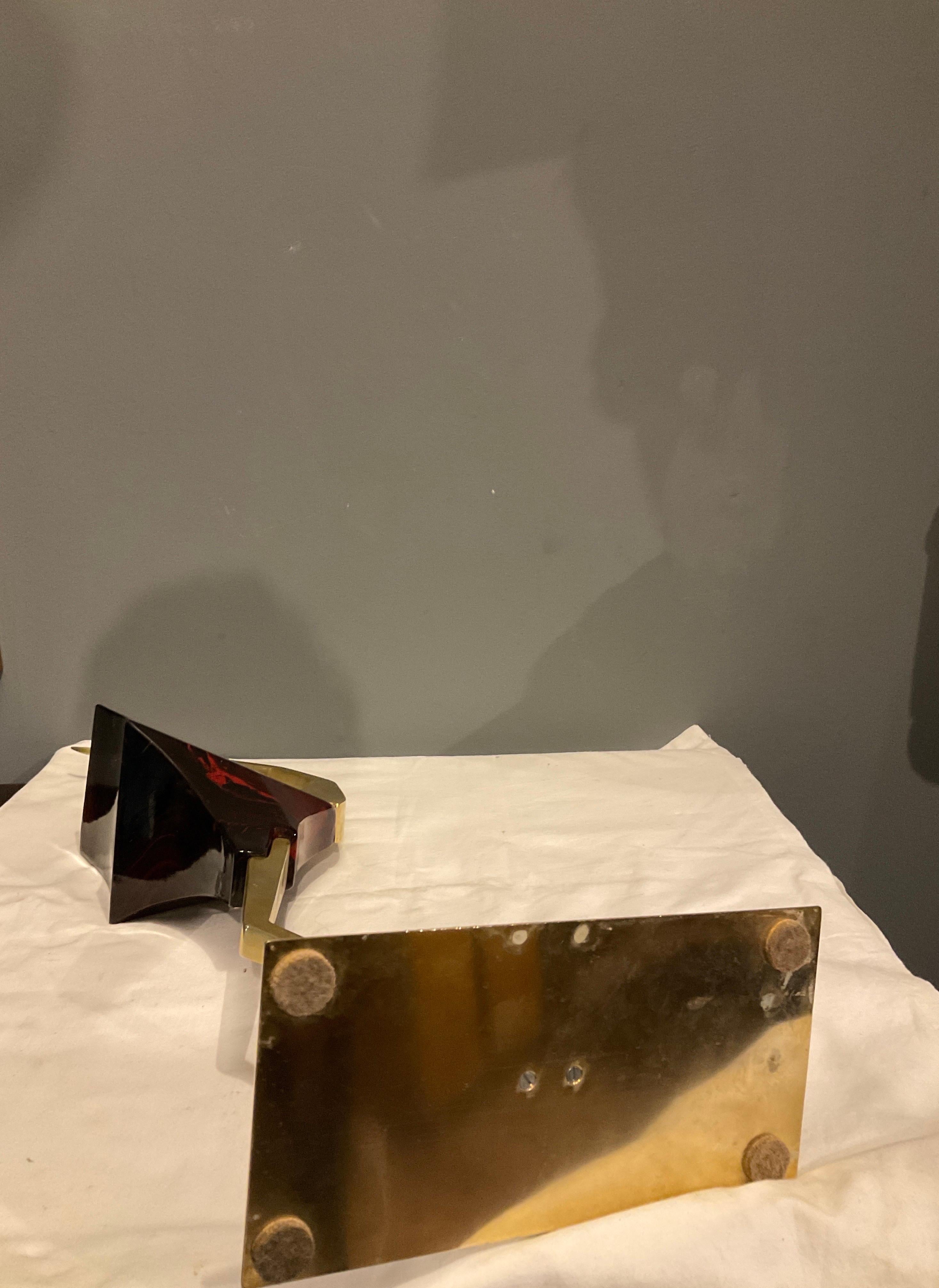 Skulptur aus den 70er Jahren in Harz der Florentiner Firma DS 1