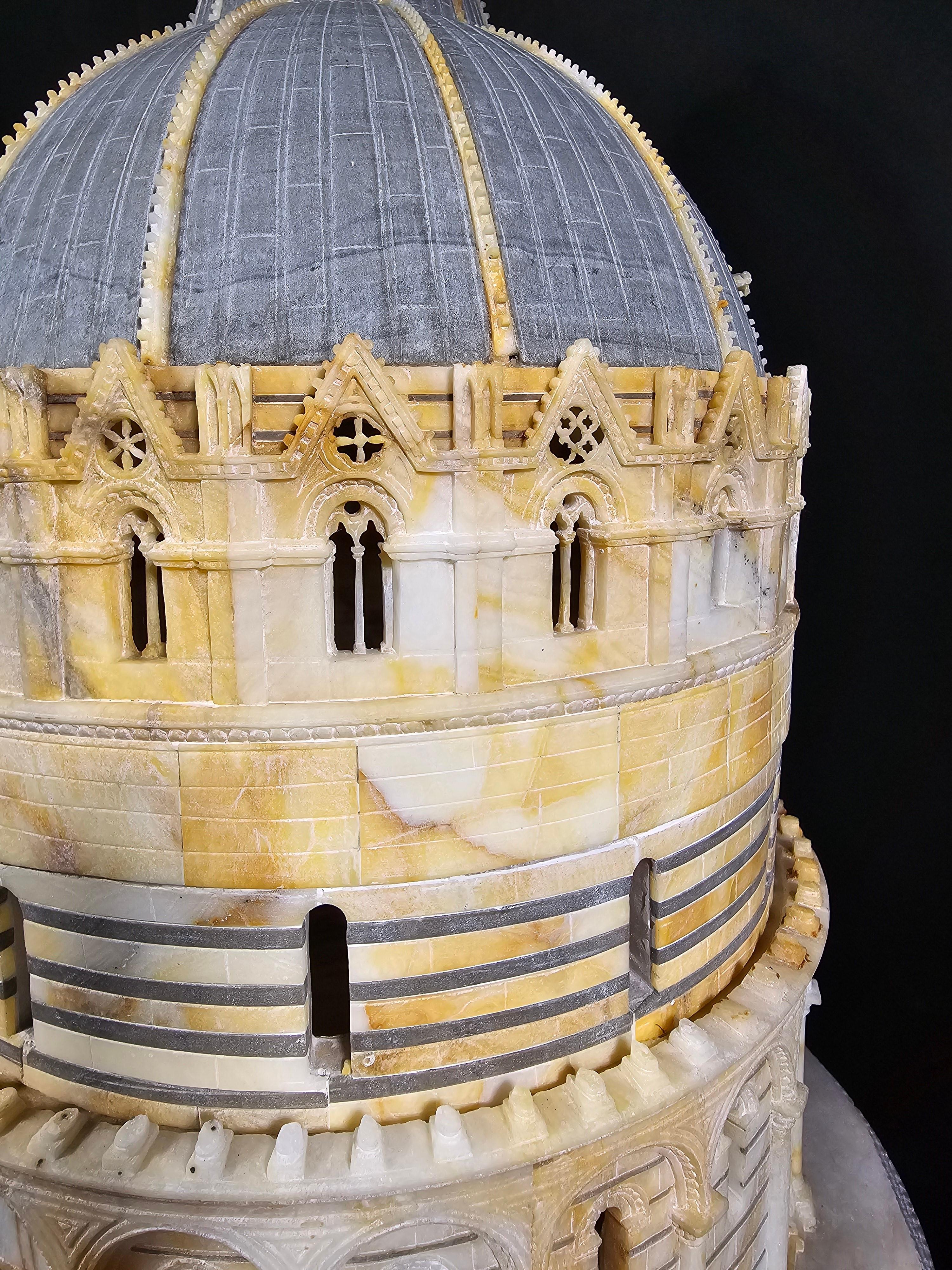 Sculpture of The Baptistery, Pisa - Giuseppe Andreoni's Grand Tour For Sale 8