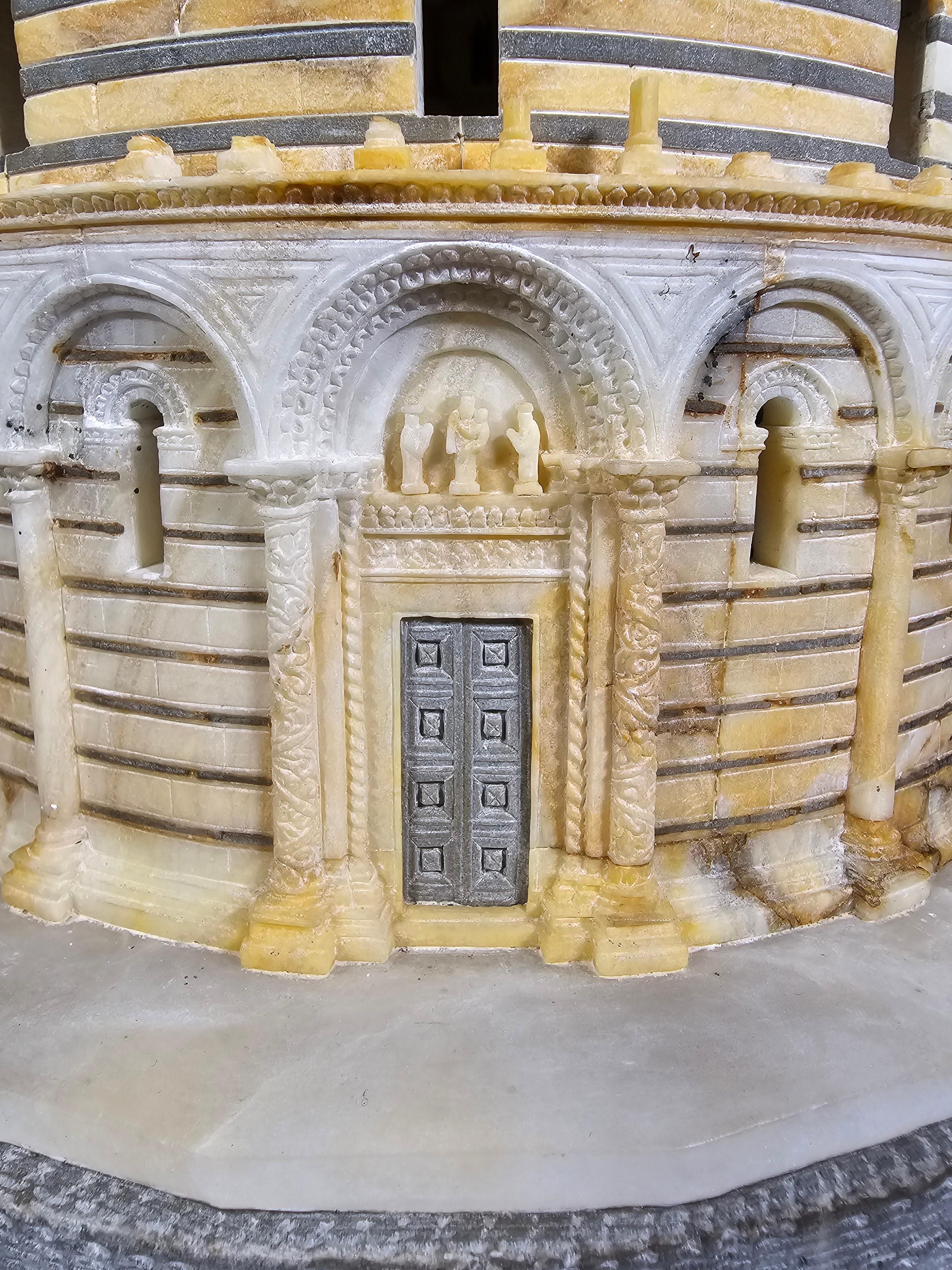  Skulptur des Baptisten, Pisa – Giuseppe Andreoni's Grand Tour im Angebot 4