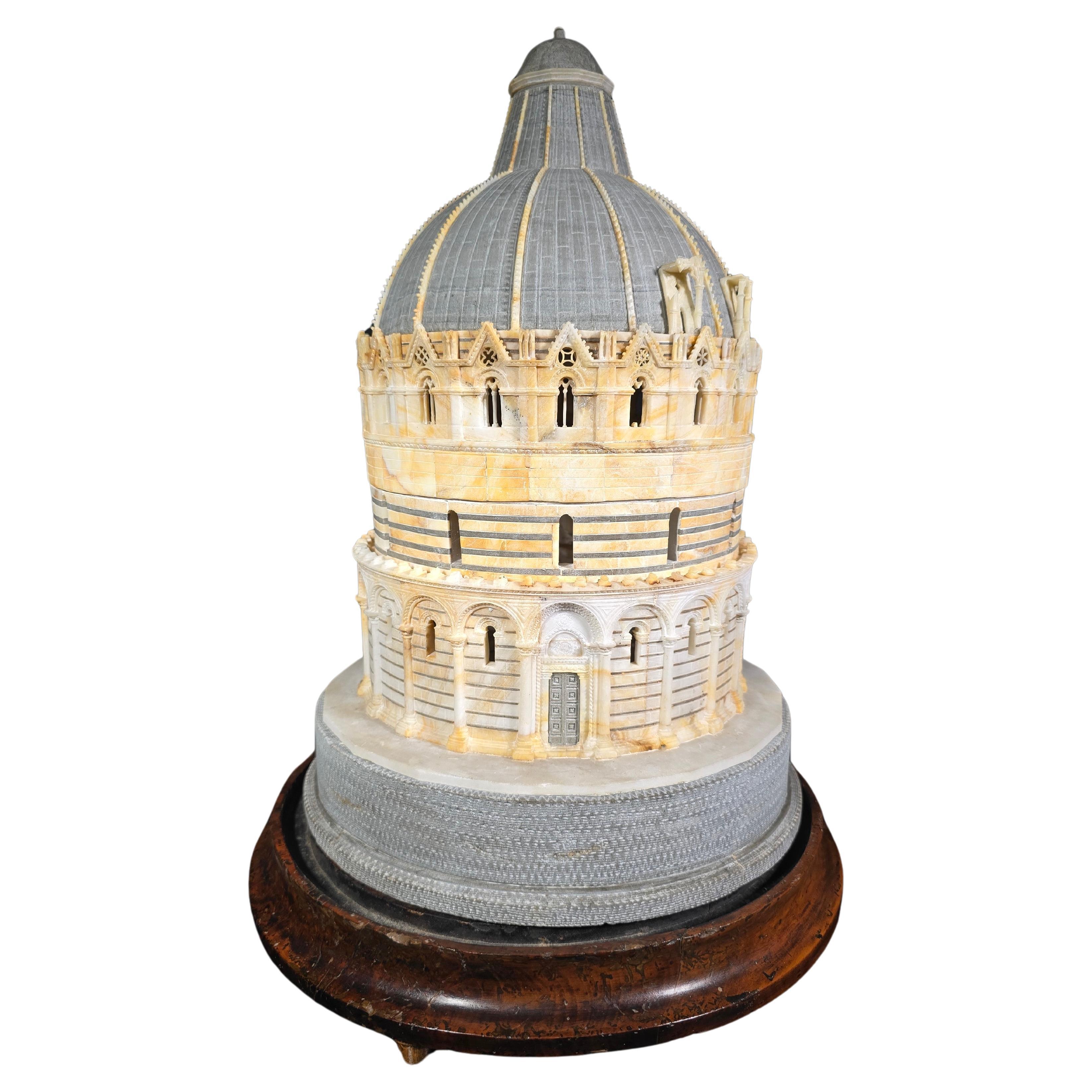  Sculpture of The Baptistery, Pisa - Giuseppe Andreoni's Grand Tour For Sale