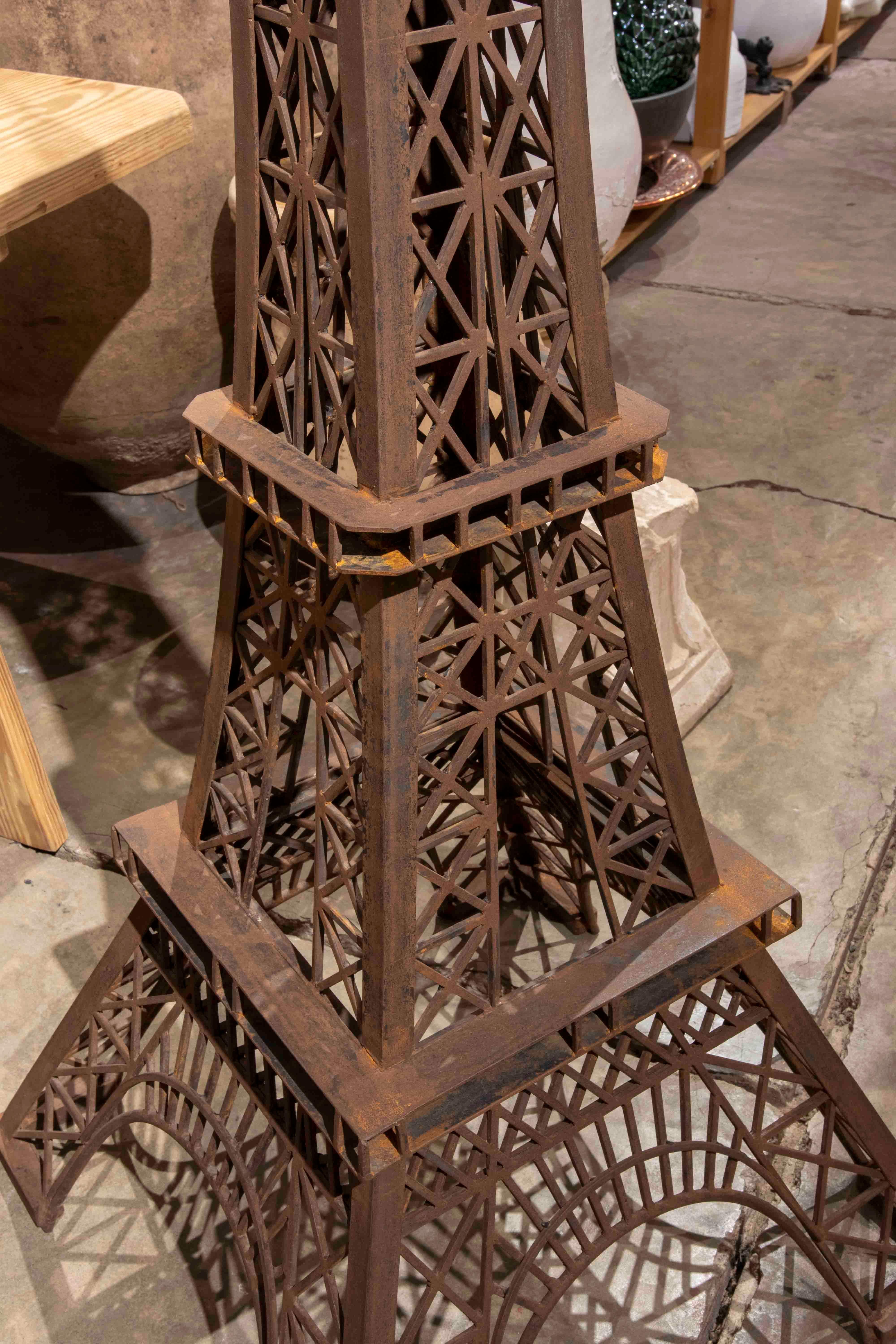 Sculpture of the Eiffel Tower Made of Iron  1