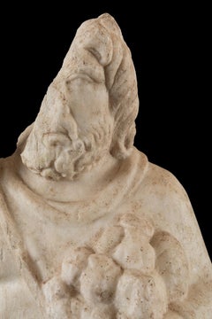 Sculpture of the god Silvanus. Ancient Rome, 2nd century AD. Marble. 46 cm.