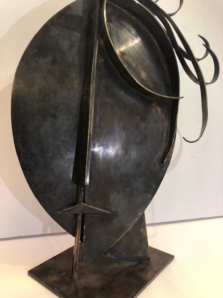 Sculpture of the Head Done by Werkstätte Hagenauer Wien In Good Condition In Houston, TX