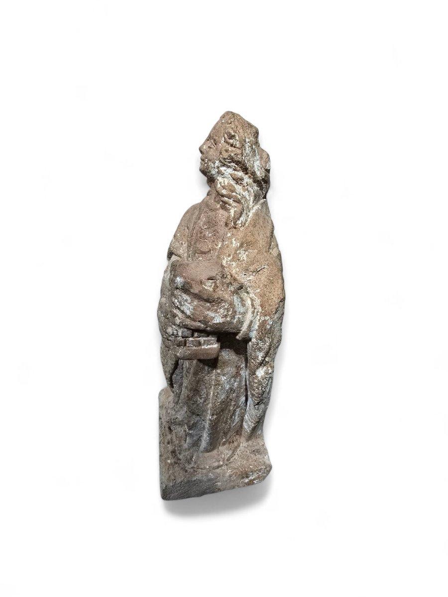 Scultura della Vergine Maria - Scuola italiana, XVII secolo In condizioni discrete in vendita a Madrid, ES