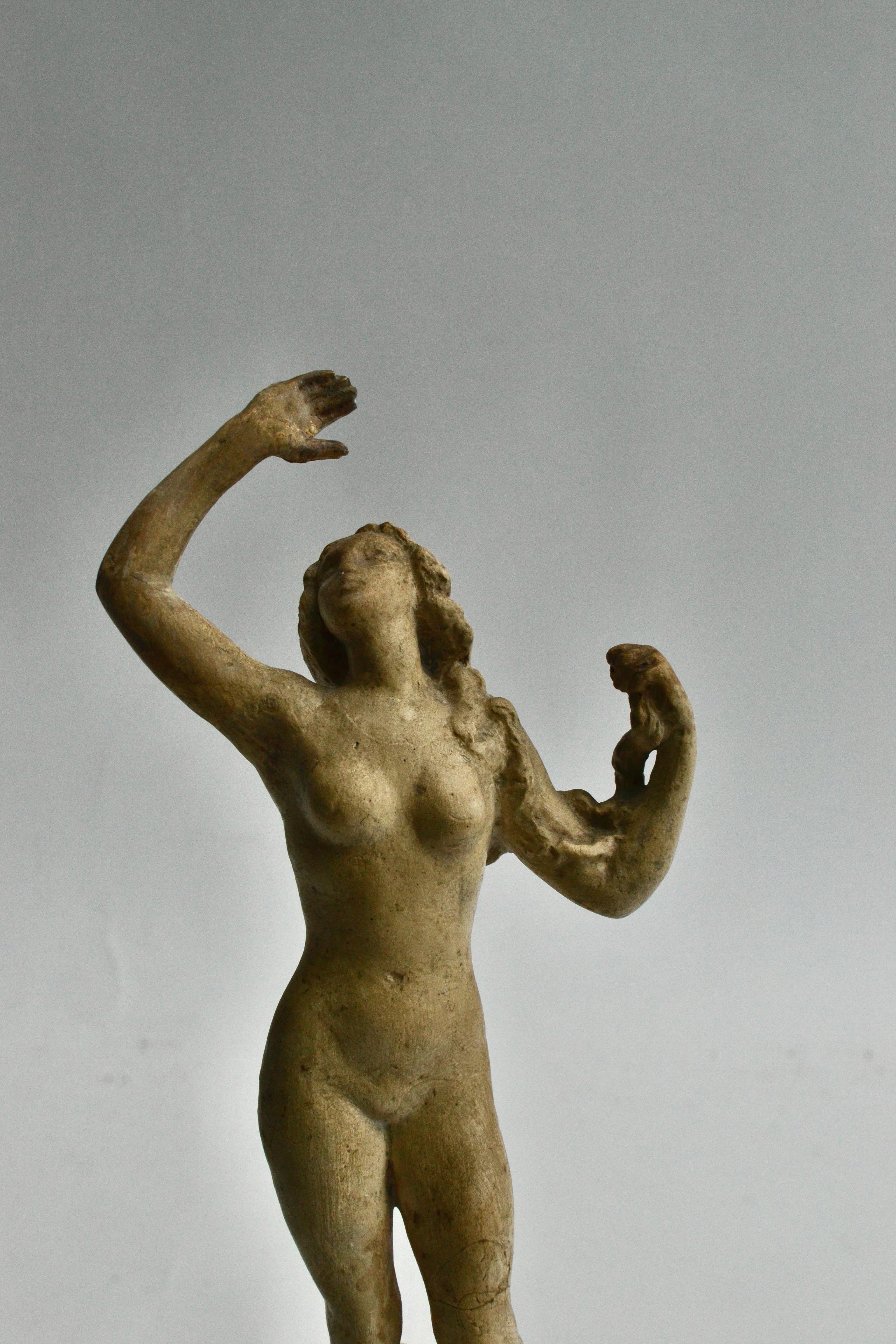 Sculpture of Venus by Carl Eldh, plaster, c.1930 5