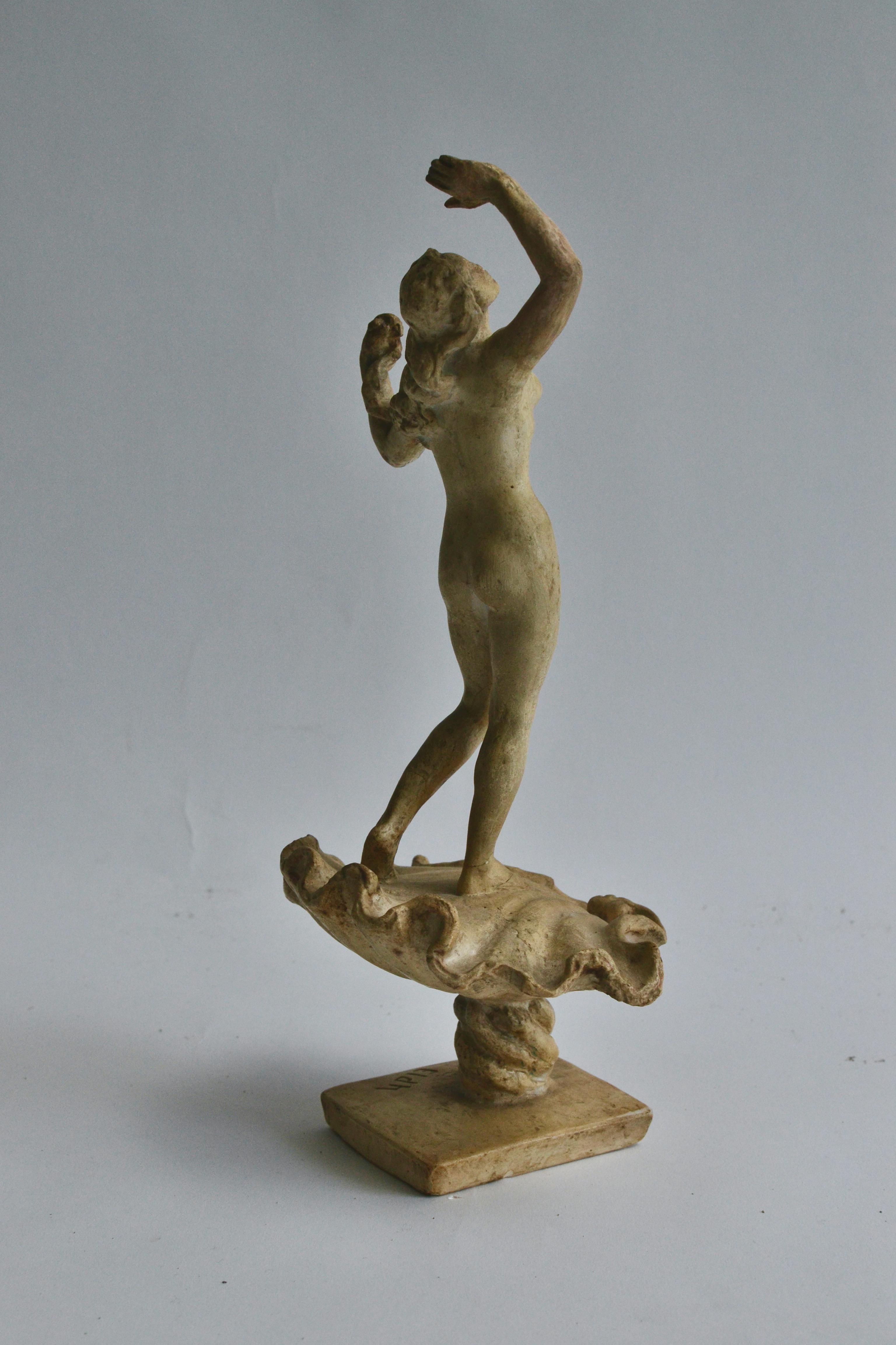 Early 20th Century Sculpture of Venus by Carl Eldh, plaster, c.1930