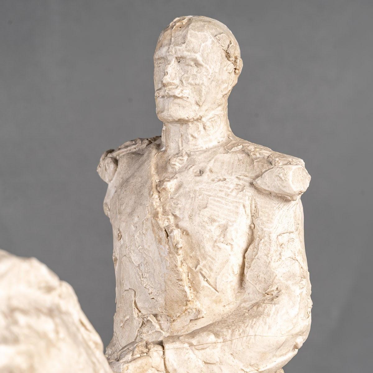 Sculpture, original plaster for the Monument of Maréchal Foch by Robert Wlerick, 1936.

Robert WLERICK (1882-1944)
Monument of Maréchal Foch, sketch, 2nd state, circa 1936.
Studio plaster. Unsigned.
This work was produced in collaboration with the